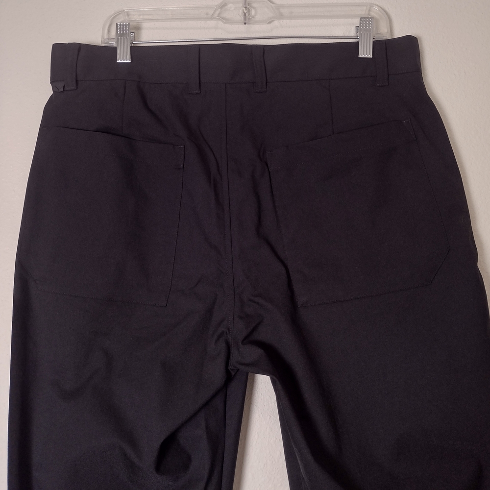Lululemon Relaxed-Tapered Twill Trousers Black Men's Size 33 - Picture 11 of 16